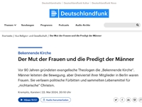 Radio-Feature zur Bekennenden Kirche von Karsten Krampitz Radio-Feature zur Bekennenden Kirche von Karsten Krampitz