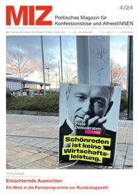 MIZ 4/24: Die Bundestagswahlprogramme der Parteien MIZ 4/24: Die Bundestagswahlprogramme der Parteien