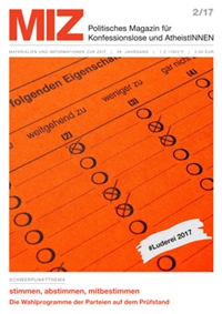 MIZ 2/17: stimmen, abstimmen, mitbestimmen MIZ 2/17: stimmen, abstimmen, mitbestimmen