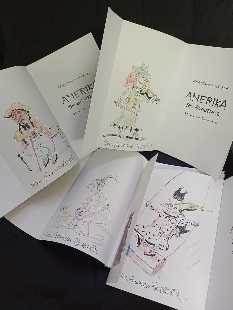 Kunstausgabe von Franziska Beckers Amerika-Buch