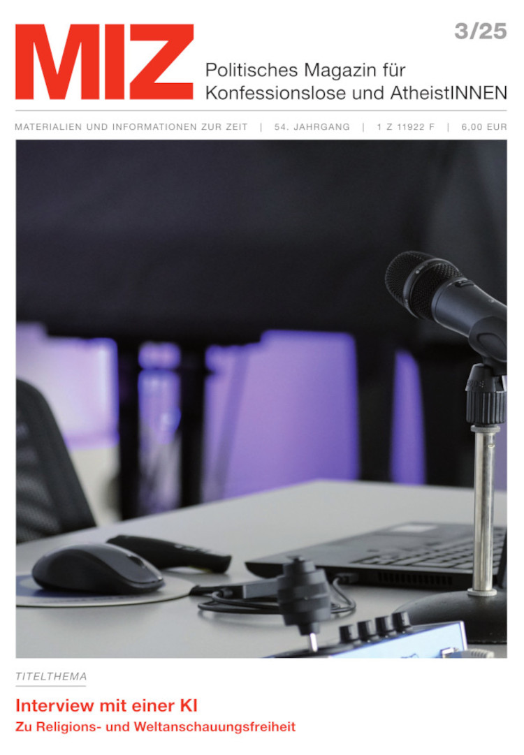 MIZ 3/25: Interview mit einer KI