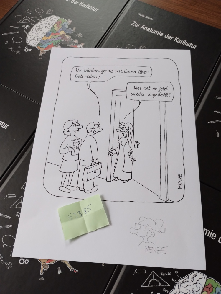 Nadia Menze-Zeichnung verlost